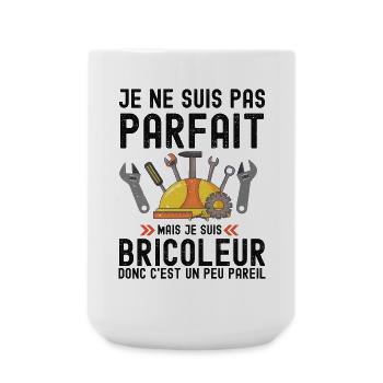 Humour Bricoleur Autodérision - Grande tasse 440 ml - blanc - Devant