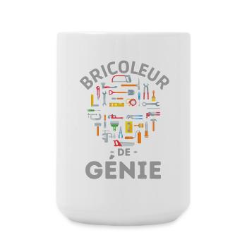 Bricoleur de génie - Grande tasse 440 ml - blanc - Devant