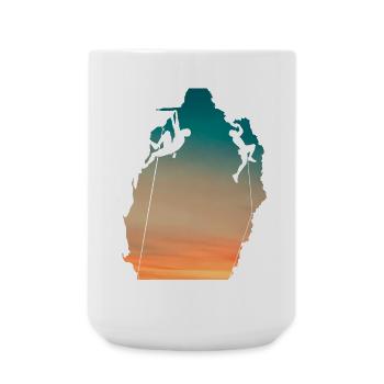 Climber - Large Mug 440 ml - white - Front