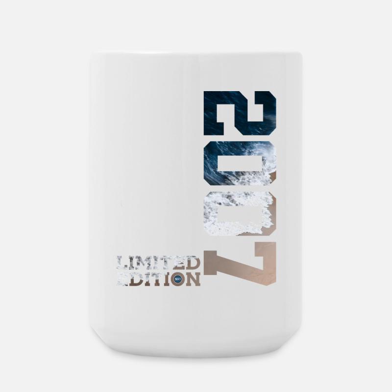19. GEBURTSTAG LIMITED EDITION 2007 - Große Tasse 440 ml - Weiß