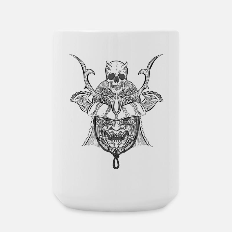 SAMURAI ver 2 - Large Mug 440 ml - white