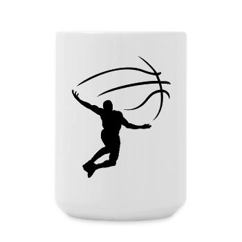 Sport - Large Mug 440 ml - white - Front