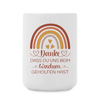 Erzieherin Danke Abschied Kita Kindergarten  - Große Tasse 440 ml - Weiß - Vorne