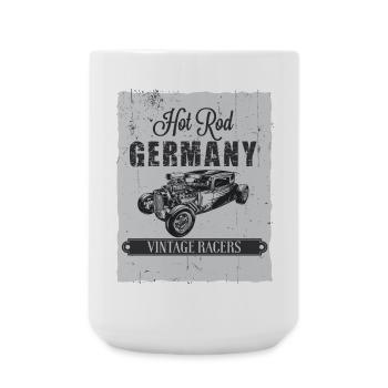 Hotrod Allemagne - Grande tasse 440 ml - blanc - Devant