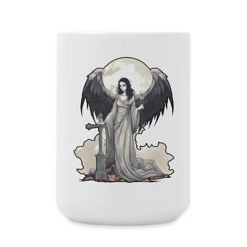 Dark Angel - Große Tasse 440 ml - Weiß - Vorne