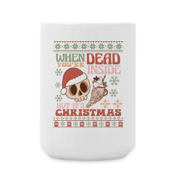 Ugly Christmas Sweater - Large Mug 440 ml - white - Front