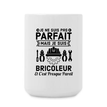 Pas parfait mais bricoleur 4 - Grande tasse 440 ml - blanc - Devant