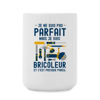 Pas parfait mais bricoleur 4 - Grande tasse 440 ml - blanc - Devant
