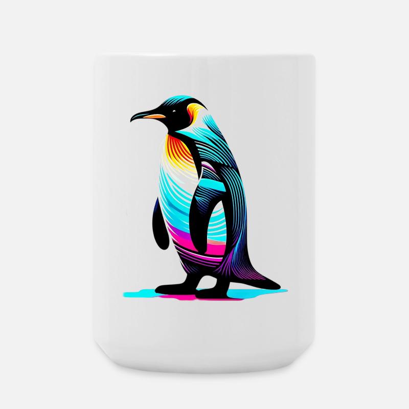 Pinguin - Große Tasse 440 ml - Weiß