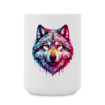 Loup - Grande tasse 440 ml - blanc - Devant