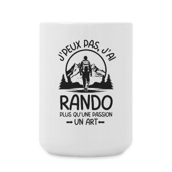 Randonnée Rando - Grande tasse 440 ml - blanc - Devant