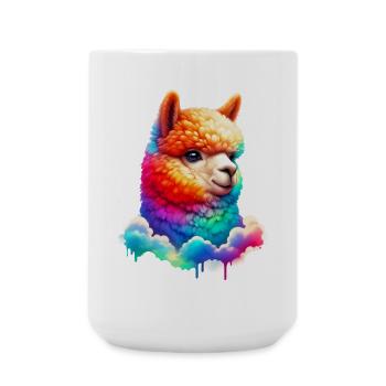 Alpaga - Grande tasse 440 ml - blanc - Devant
