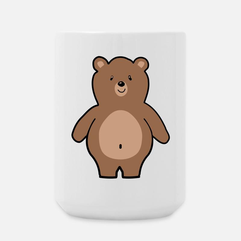 Bär - Große Tasse 440 ml - Weiß