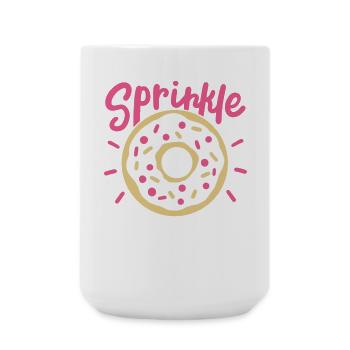 Donut Streusel - Große Tasse 440 ml - Weiß - Vorne
