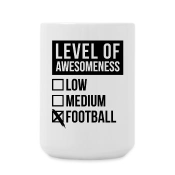 Football - Large Mug 440 ml - white - Front
