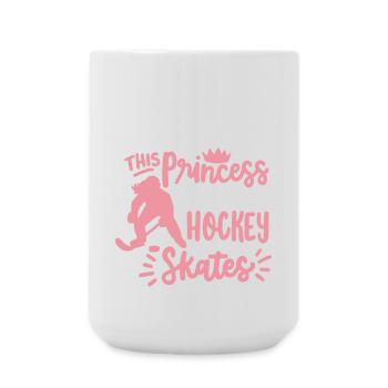Eishockey Eishockeyspielerin - Große Tasse 440 ml - Weiß - Vorne