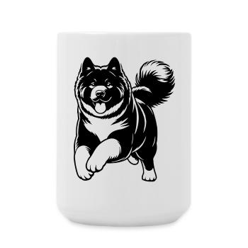 American Akita - Large Mug 440 ml - white - Front
