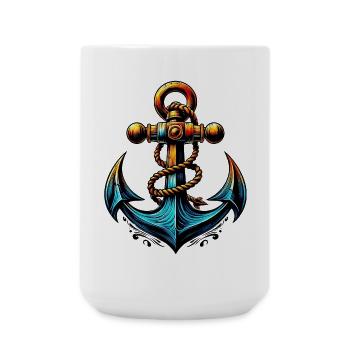 Une ancre - Grande tasse 440 ml - blanc - Devant