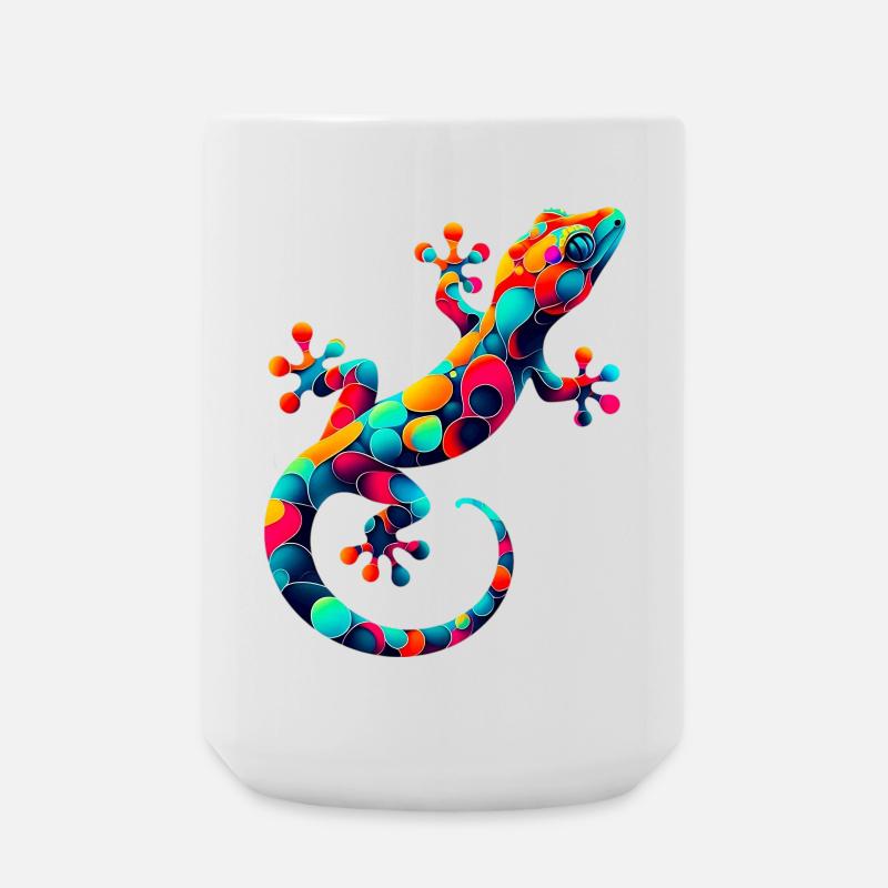 Gecko - Große Tasse 440 ml - Weiß