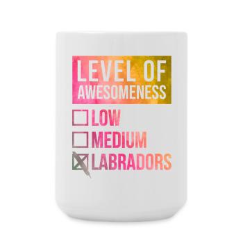Labrador - Large Mug 440 ml - white - Front