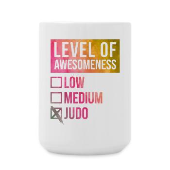 judo - Grande tasse 440 ml - blanc - Devant