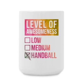 handball - Grande tasse 440 ml - blanc - Devant