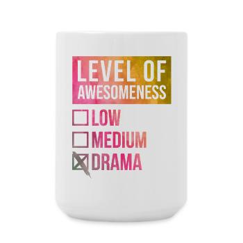 Drama - Large Mug 440 ml - white - Front