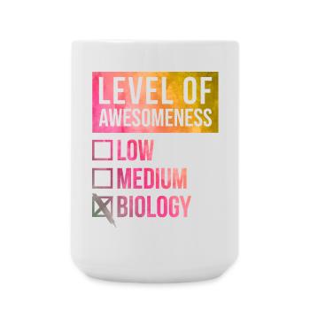 Biology - Large Mug 440 ml - white - Front