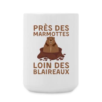 Nature Marmotte - Grande tasse 440 ml - blanc - Devant