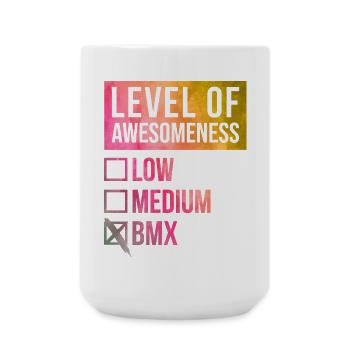 BMX - Große Tasse 440 ml - Weiß - Vorne