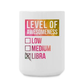 Libra - Large Mug 440 ml - white - Front