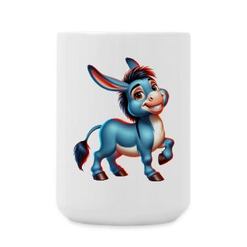 Donkey Mule - Large Mug 440 ml - white - Front