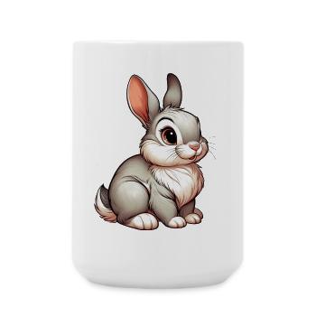 Rabbit - Large Mug 440 ml - white - Front