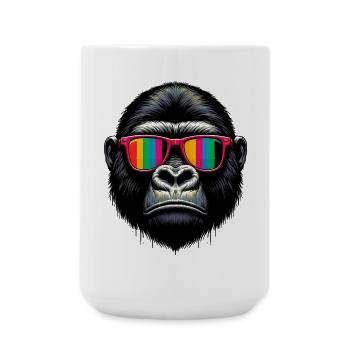 Gorille - Grande tasse 440 ml - blanc - Devant