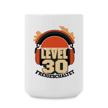 Alter 30 Frei Geschaltet Hörstück - Große Tasse 440 ml - Weiß - Vorne
