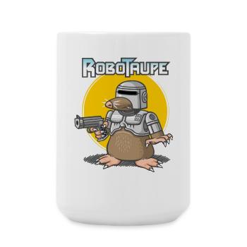 Robotaupe - Grande tasse 440 ml - blanc - Devant