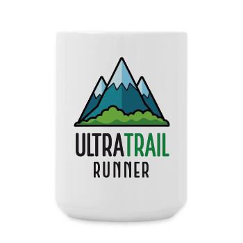 Ultra Trail Runner - Large Mug 440 ml - white - Front