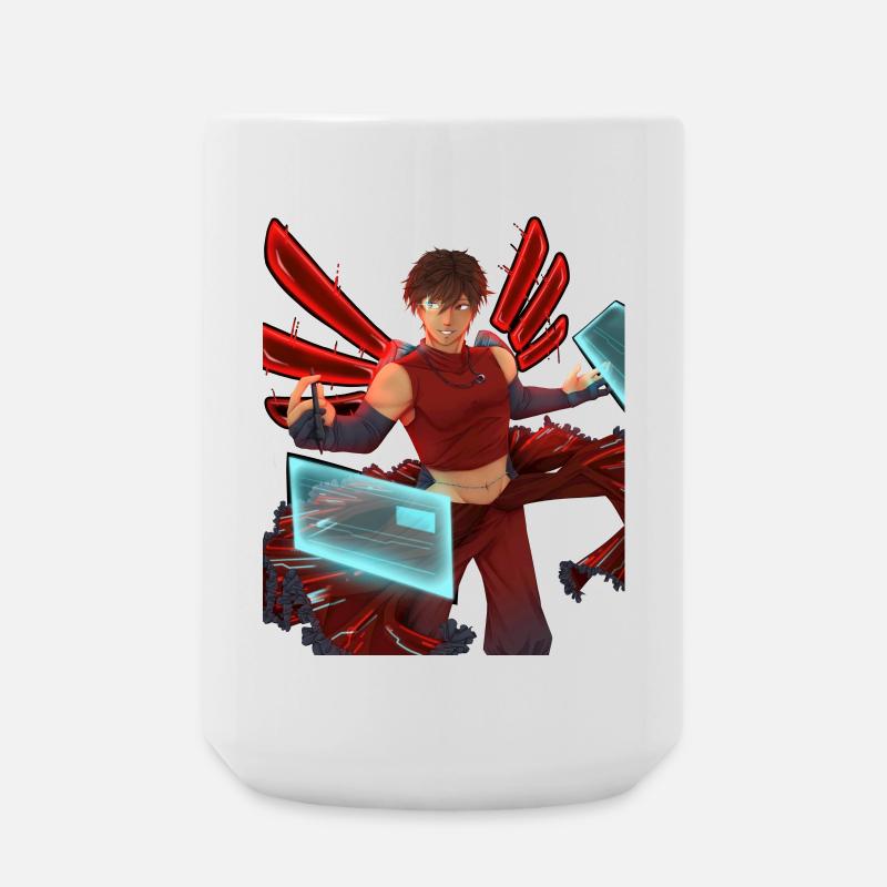 Cyberpunk - Große Tasse 440 ml - Weiß