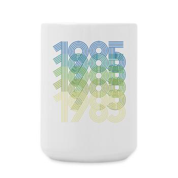 Concentric Year Rings 1965 2015 - Large Mug 440 ml - white - Front