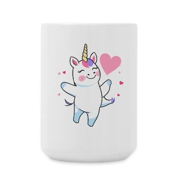 Danse Licorne Heureuse Fée Licorne Fantaisie 1 - Grande tasse 440 ml - blanc - Devant