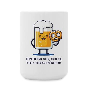 Bierfest - Große Tasse 440 ml - Weiß - Vorne