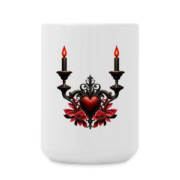 Gothic Romance: Hidden Passion. - Large Mug 440 ml - white - Front