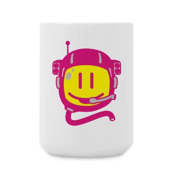 astronaut - Große Tasse 440 ml - Weiß - Vorne