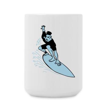 Surf - Grande tasse 440 ml - blanc - Devant