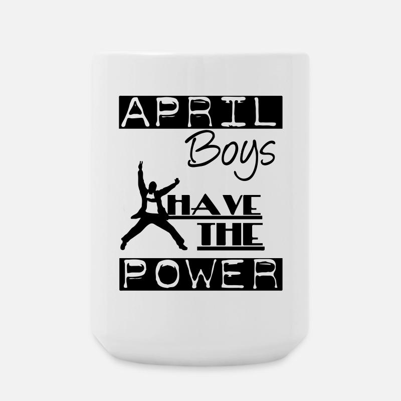 April Boys - Large Mug 440 ml - white