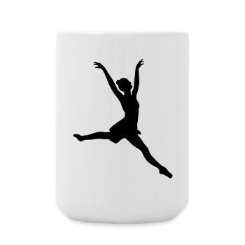 Tänzer - Große Tasse 440 ml - Weiß - Vorne