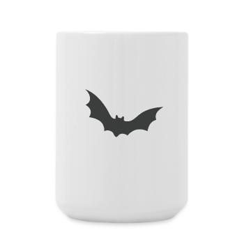 Fledermaus, Halloween, Robin, Grusel - Große Tasse 440 ml - Weiß - Vorne