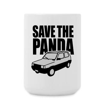 Enregistrez le panda - Grande tasse 440 ml - blanc - Devant