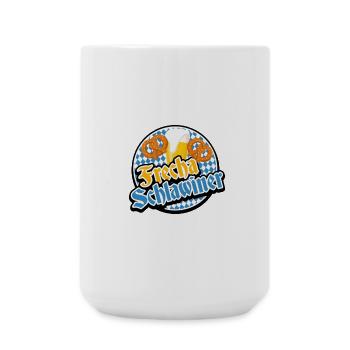 Wiesn Tracht Volksfest saufen Maß Bier - Große Tasse 440 ml - Weiß - Vorne