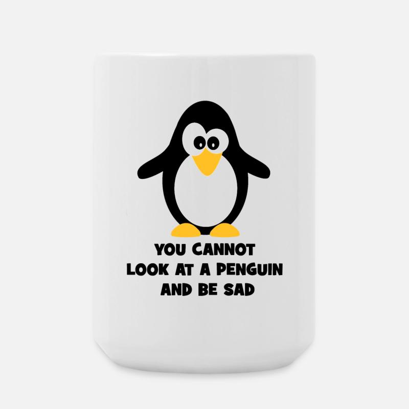 Pinguin - Große Tasse 440 ml - Weiß